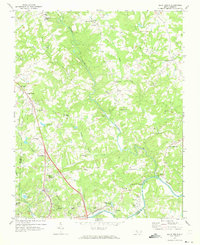1971 Map of Elkin North, Surry County, NC — High-Res Pastmaps
